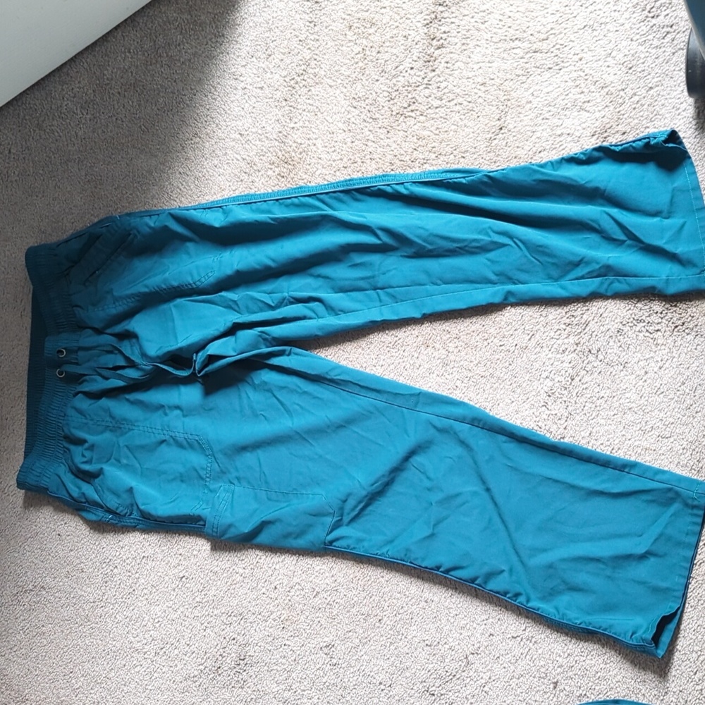 Caribbean Blue scrub pants